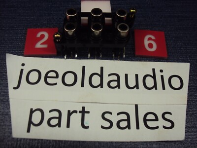 Fisher CA-79 Receiver RCA Jack Panel. Phono, Tuner, AUX Parting Out CA-79-image