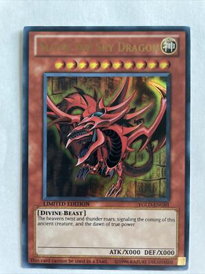Yu-Gi-Oh! TCG Slifer the Sky Dragon Yugi's Legendary Decks YGLD-ENG01 Limited...-image