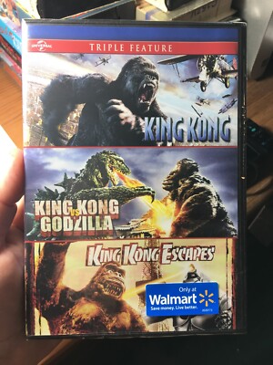 Universal DVDs King Kong, King Kong vs Godzilla, King Kong Escapes! new!-image