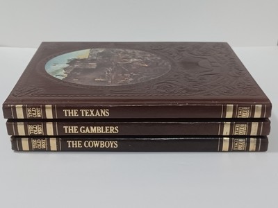 Old West Series Time Life Books LOT of 3 The Texans, Cowboys, Gamblers-image