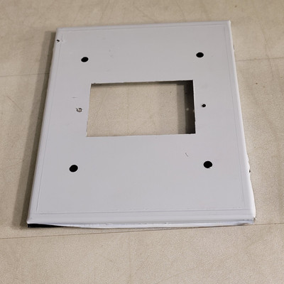 Fisher Berkeley FA-321 Face Plate Stainless Steel  B00046-02 Rev B-image