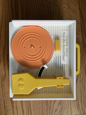 Fisher Price Music Box Record Player w 5 Records - Works! 2014 Edition-image