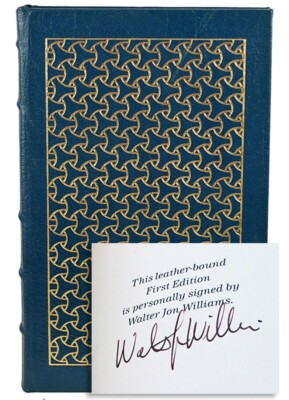 Easton Press Walter J.Williams METROPOLITAN Signed First Edition Leather Bound -image