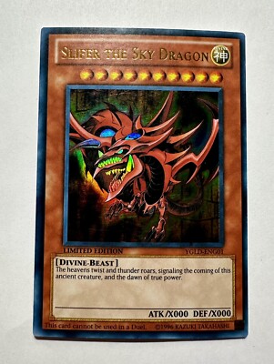 YuGiOh! Slifer the Sky Dragon - YGLD-ENG01 - Limited Edition - Ultra Rare - NM-image