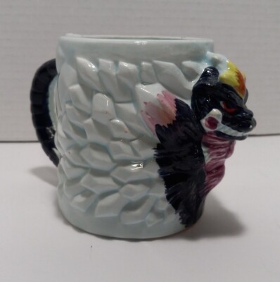 Hard To Find Vintage Godzilla Ceramic Coffee Cup Mug 1996 Toho Banpresto Japan-image