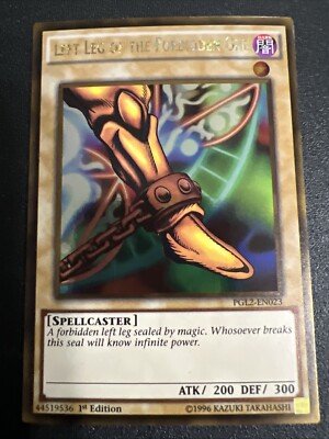 Left Leg Of The Forbidden One Ultra Rare 1st Edition PGL2-EN023 Yugioh Exodia-image