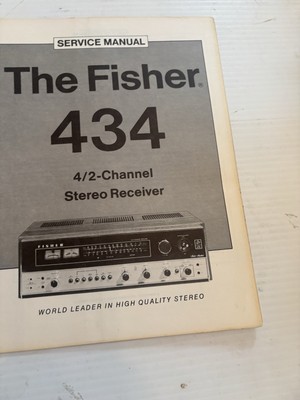 Fisher Model 434 Stereo  Receiver  Service Manual *Original*-image