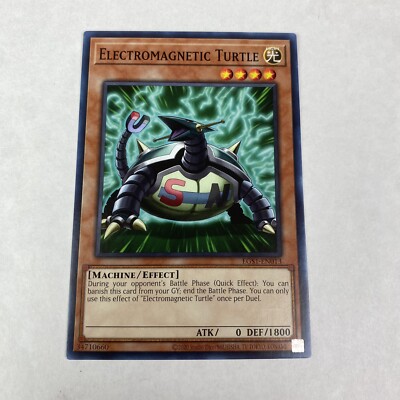 Yugioh Electromagnetic Turtle Egs1-en013 Egyptian God Deck Slifer The Sky Dragon-image
