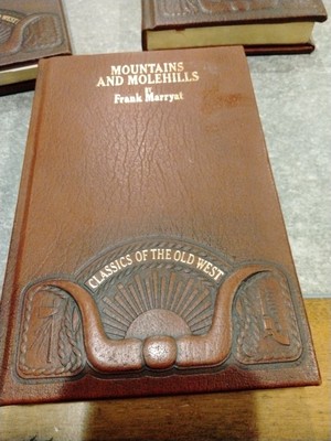 Mountains and Molehills by Frank Marryat, Hardcover Book Leather, 1855 Reprint-image