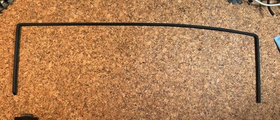 Fisher 400 500-B 500-C 800-C Faceplate Rubber Backing Nice-image