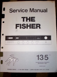 Vtg Fisher Service Manual~135 Receiver/Tuner-image