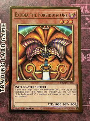 Exodia The Forbidden One - MGED-EN005 - Gold Rare - 1st Edition - NM-image