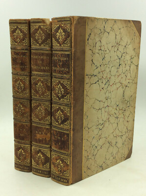 CURIOSITIES OF LITERATURE, Volumes I-III by Isaac D'Israeili - 1824 - Leather-image