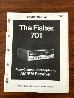 Fisher 701 Receiver Service Manual *Original*-image