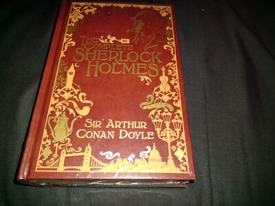 The Complete Sherlock Holmes Arthur Conan Doyle Leatherbnd Collection NEW/SEALED-image