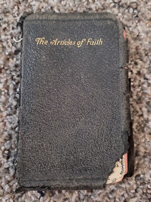 1916 THE ARTICLES OF FAITH A Series of Lectures James E Talmage LEATHER Pocket-image