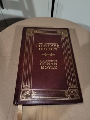The Complete Sherlock Holmes Sir Arthur Conan Doyle 1992 Barnes & Noble Leather-image