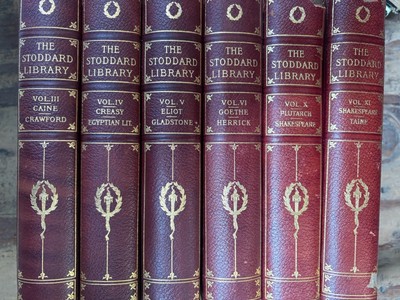 The Stoddard Library-6 Vols (1912, Leather Bound) Vol 3,4,5,6,10,11-image