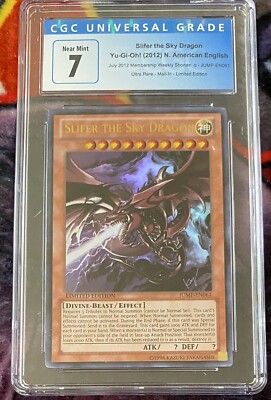Yu-Gi-Oh! Slifer the Sky Dragon JUMP-EN061, CGC 7.0-image