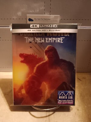 Godzilla X Kong The New Empire 4K Double Lenticular A SteelBook Bluray MANTA LAB-image