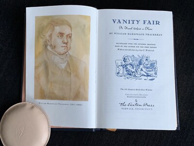 Vanity Fair by William Thackeray ~ Easton Press ~ 100 Greatest Books ~ leather-image
