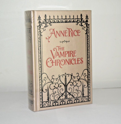 New Vampire Chronicles Anne Rice Collectible Sealed Leather Bound Hardcover-image