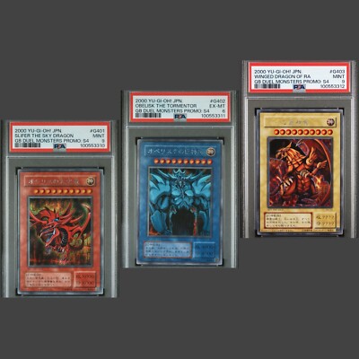 PSA 9 G4-01 PSA 6 G4-02 PSA 9 G4-03 Yugioh Monsters Promo S4 Japan Sequential-image