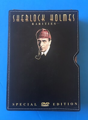 Excellent Sherlock Holmes RARITIES Special Edition 4 DVD SET Leather Bound Case-image