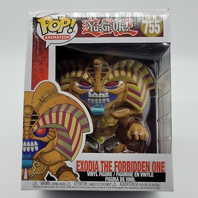 Funko POP! Animation: Yu-Gi-Oh! - Exodia The Forbidden One #755 6” Box DAMAGED -image