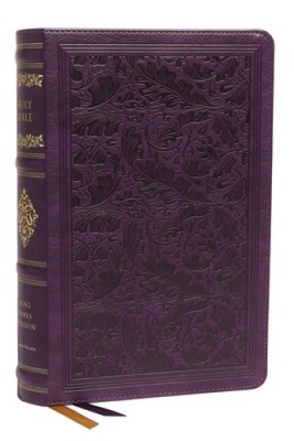 KJV, Personal Size Reference Bible, Sovereign Collection, Leathersoft, Purple,-image