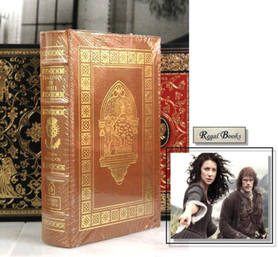 DRAGONFLY IN AMBER  - Easton Press - GABALDON 🖋SIGNED EDITION🖊  SEALED w/ BOX-image