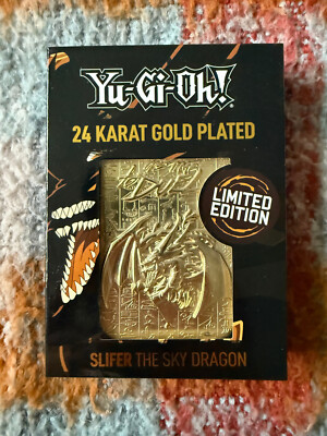 Yu-Gi-Oh! Slifer the Sky Dragon 24k Gold Card Limited Edition (Fannattik)-image