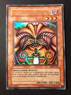 Yu-Gi-Oh! Exodia the Forbidden One, LOB-E101, UR, 2nd Edition, English, Good+-image