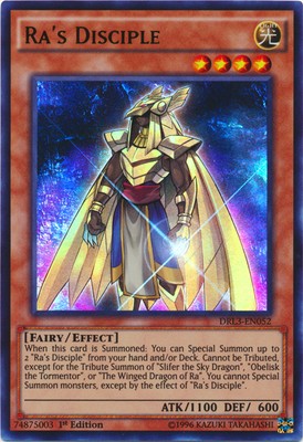 Ra's Disciple - DRL3-EN052 - Ultra Rare - 1st Edition - Moderately Played-image