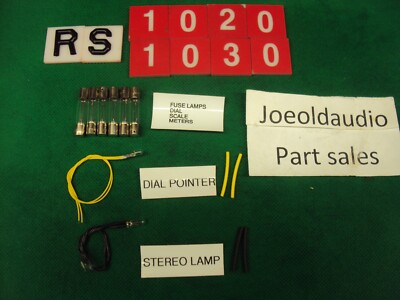 Fisher RS-1020/RS-1030 Receivers Replacement Lamp Kit 10 Piece Kit All New Lamps-image