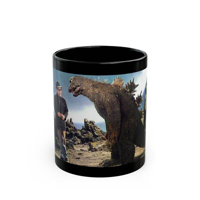 Godzilla Black Mug - Beehind the Scenes Perfect for Movie Lovers, Great Monster -image
