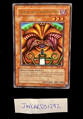 Yu-Gi-Oh! LOB Exodia The Forbidden One LOB-124 GRADE READY MINT-image