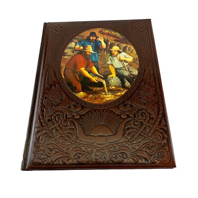 The Forty-Niners Old West Time Life Book Series Vtg Leatherette Hardcover 1976-image