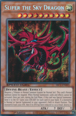 1X NM Slifer the Sky Dragon - SBC1-ENH01 - Secret Rare 1st Edition-image