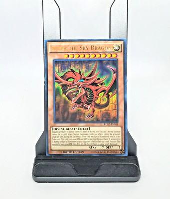 Vintage 1996 Yu-Gi-Oh Holo Slifer the Sky Dragon LDK2-ENS01 Ultra Rare-image