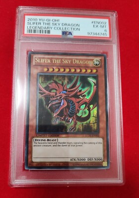 2010 Slifer the Sky Dragon LC01-EN002 PSA 6-image
