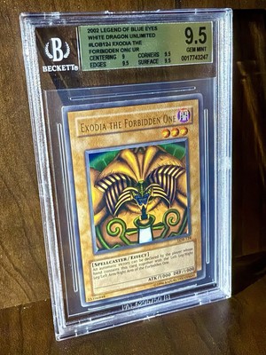 2002 Exodia The Forbidden One UR LOB-124 Beckett 9.5 Gem Mint-image