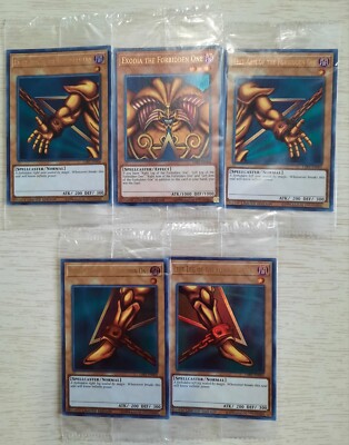Yu-Gi-Oh! Exodia the Forbidden One Lost Art Promos Set Sealed LART-EN002 - EN006-image
