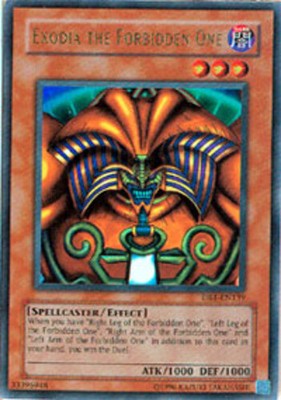 Yugioh! LP Exodia the Forbidden One - DB1-EN139 - Ultra Rare - Unlimited Edition-image