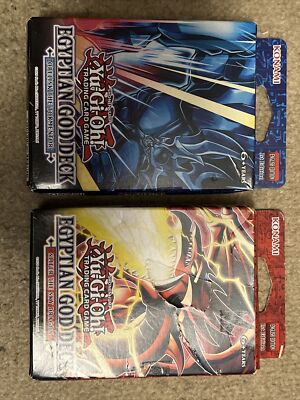 Egyptian God Decks X2 Obelisk the Tormentor Game Card + Slifer The Sky Dragon-image