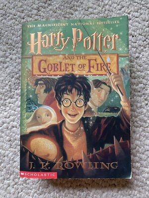 HARRY POTTER and the Goblet of Fire - by J.K. Rowling Paperback Book-image