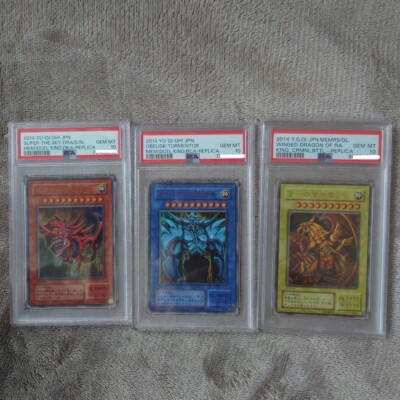 PSA 10 Slifer The Sky Dragon Obelisk Winged Dragon 2014 Yu-Gi-Oh! Japanese Set 3-image