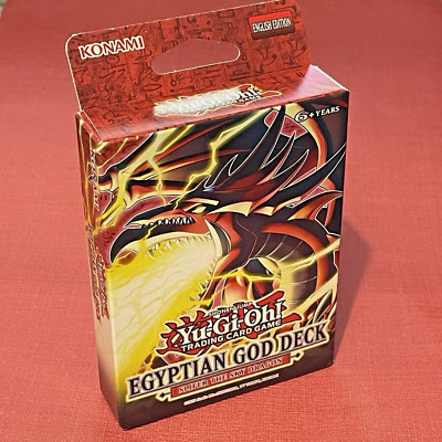 YU-GI-OH! Egyptian God Deck Unlimited Reprint: Slifer the Sky Dragon SEALED PACK-image