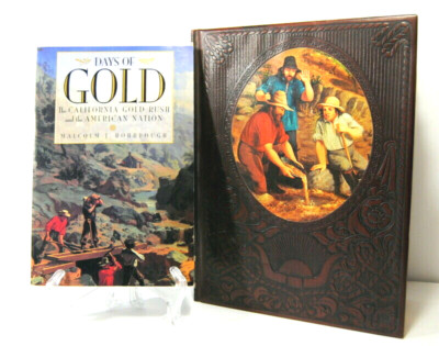 California Gold Rush Book Bundle 'Days of Gold' 1997 & 'The Forty-Niners' 1974-image