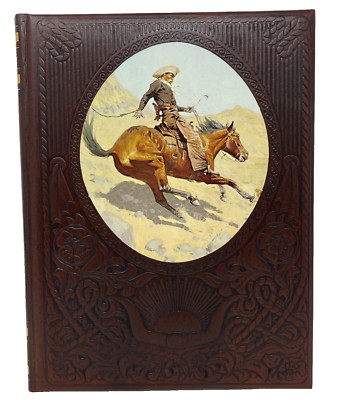 1973 THE OLD WEST Vol 1: THE COWBOYS Time-Life Books Series Set FAUX LEATHER-image
